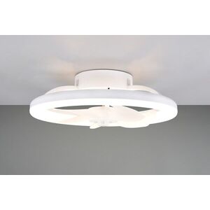 Imagine Plafoniera cu ventilator Pajala, RL, 40x15 cm, 22W, 1x SMD, plastic, alb mat