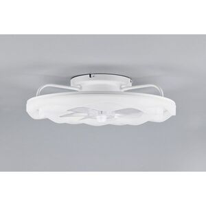 Imagine Plafoniera cu ventilator Skaulo, RL, 50x14 cm, 35W, 1x SMD, plastic, alb mat