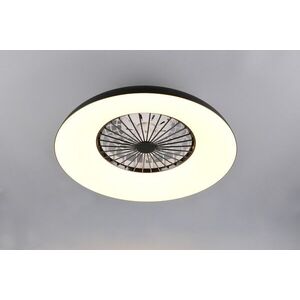 Imagine Plafoniera cu ventilator Svaerholt, RL, 60x19.5 cm, 34W/4W, 1x SMD/1x LED, plastic, alb/negru