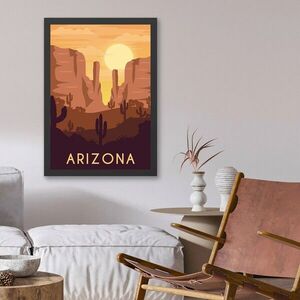 Imagine Tablou decorativ, Arizona (35 x 45), Polistiren, Multicolor