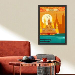 Imagine Tablou decorativ, Bangkok 2 (35 x 45), Polistiren, Multicolor
