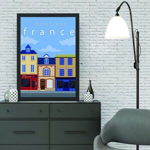 Imagine Tablou decorativ, Domfront (35 x 45), Polistiren, Multicolor