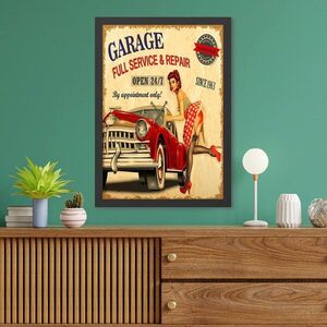 Imagine Tablou decorativ, Garage (35 x 45), Polistiren, Multicolor