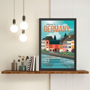 Imagine Tablou decorativ, Germany (35 x 45), Polistiren, Multicolor