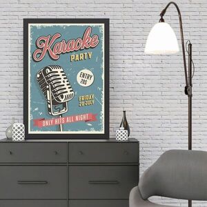 Imagine Tablou decorativ, Karaoke Party (35 x 45), Polistiren, Multicolor