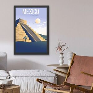 Imagine Tablou decorativ, Mexico (35 x 45), Polistiren, Multicolor