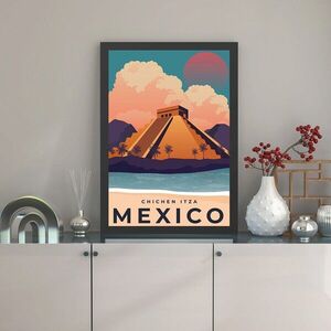 Imagine Tablou decorativ, Mexico 2 (35 x 45), Polistiren, Multicolor