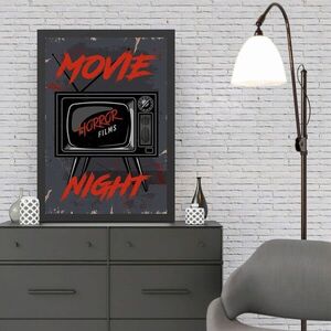 Imagine Tablou decorativ, Movie Night 2 (35 x 45), Polistiren, Multicolor