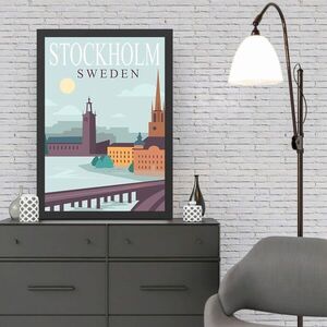 Imagine Tablou decorativ, Stockholm (35 x 45), Polistiren, Multicolor