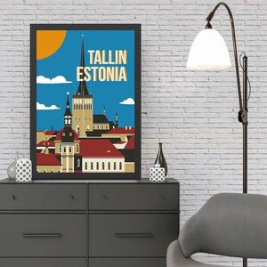 Imagine Tablou decorativ, Tallin (35 x 45), Polistiren, Multicolor