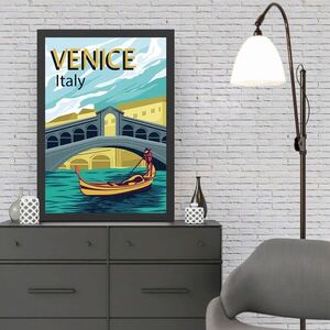 Imagine Tablou decorativ, Venice 2 (35 x 45), Polistiren, Multicolor