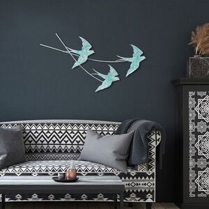 Imagine Decoratiune de perete, Wallow 4, Dimensiune: 42 x 70 cm, Multicolor