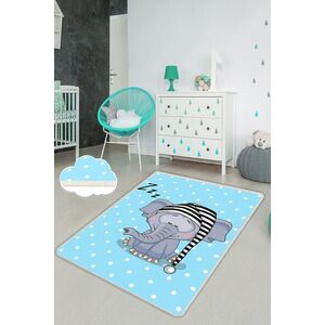 Imagine Covor pentru copii, Elephant Sleep, 80x100 cm, Poliester, Multicolor