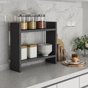 Imagine Raft de bucatarie, Hanah Home, Denver, 34x10x30 cm, Antracit