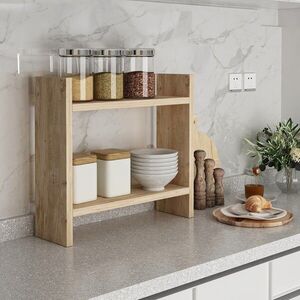 Imagine Raft de bucatarie, Hanah Home, Denver, 34x10x30 cm, Maro