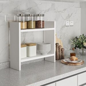 Imagine Raft de bucatarie, Hanah Home, Denver, 34x10x30 cm, Alb