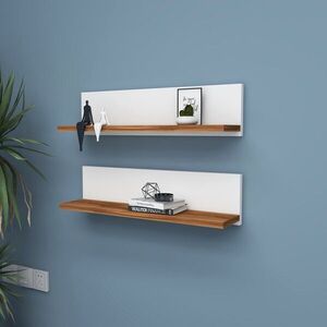 Imagine Raft de perete, Hanah Home, Shelf, Alb