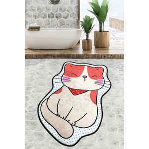 Imagine Covoras de baie, L'essentiel Maison, Katze (60 x 90), 60x90 cm, Poliester, Multicolor