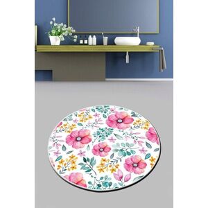 Imagine Covoras de baie, L'essentiel Maison, Azalea (80 x 80), 80x80 cm, Poliester, Multicolor