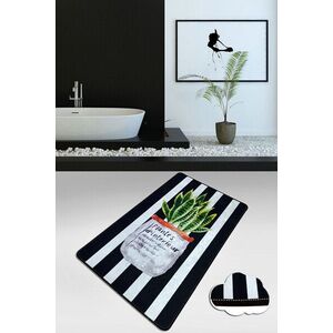 Imagine Covoras de baie, L'essentiel Maison, Aloevera (70 x 120), 70x120 cm, Poliester, Multicolor