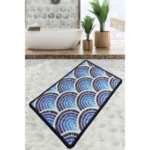 Imagine Covoras de baie, L'essentiel Maison, Azul, 70x120 cm, Poliester, Multicolor