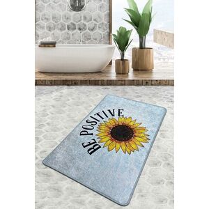 Imagine Covoras de baie, L'essentiel Maison, Be Positive Djt (80 x 100), 80x100 cm, Poliester, Multicolor