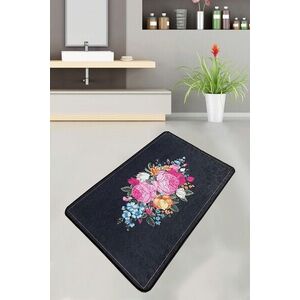 Imagine Covoras de baie, L'essentiel Maison, Blomst, 70x120 cm, Poliester, Multicolor