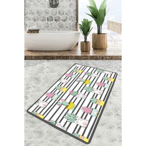 Imagine Covoras de baie, L'essentiel Maison, Catinus Cactus Djt 70x120, 70x120 cm, Multicolor