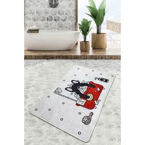 Imagine Covoras de baie, L'essentiel Maison, Dogs Shower Djt (80 x 100), 80x100 cm, Poliester, Multicolor