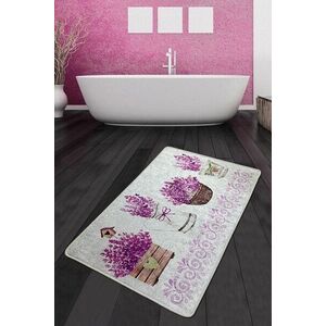 Imagine Covoras de baie, L'essentiel Maison, Giardino Di Lavanda Djt (80 x 100), 80x100 cm, Poliester, Multicolor