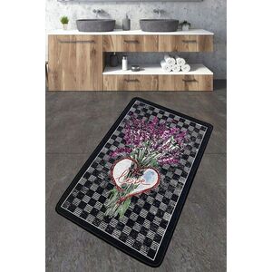 Imagine Covoras de baie, L'essentiel Maison, Levan, 70x120 cm, Poliester, Multicolor