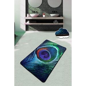 Imagine Covoras de baie, L'essentiel Maison, Peacock (80 x 100), 80x100 cm, Poliester, Multicolor