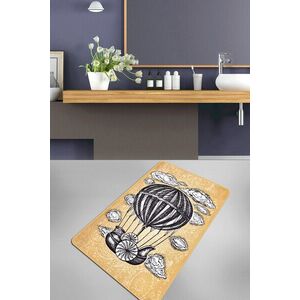 Imagine Covoras de baie, L'essentiel Maison, Propeller (80 x 100), 80x100 cm, Galben / Negru / Alb