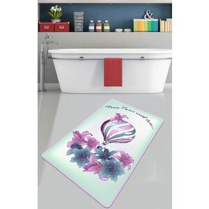 Imagine Covoras de baie, L'essentiel Maison, Purple Balloon (80 x 100), 80x100 cm, Poliester, Multicolor