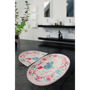 Imagine Set covorase de baie, L'essentiel Maison, Bemol Oval, Multicolor