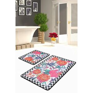 Imagine Set covorase de baie, L'essentiel Maison, Flori, Multicolor