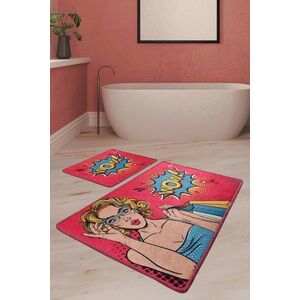 Imagine Set covorase de baie, L'essentiel Maison, Pop Art, Multicolor