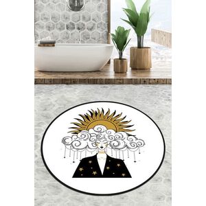 Imagine Covoras de baie, L'essentiel Maison, Afitab Circle Djt 100, Multicolor