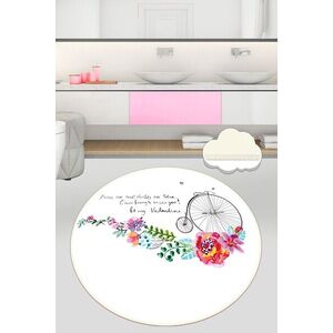Imagine Covoras de baie, L'essentiel Maison, Monowheel (100 cm), Poliester, Multicolor