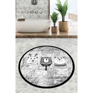 Imagine Covoras de baie, L'essentiel Maison, Three Bears Circle Djt 100, Multicolor