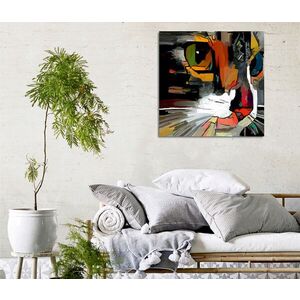 Imagine Tablou decorativ, KC400, Rama de lemn, Multicolor