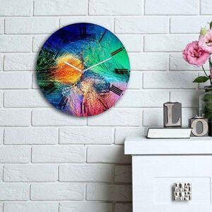 Imagine Ceas de perete, 3030MS-029, ø30 cm, Multicolor
