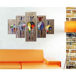 Imagine Tablou decorativ MDF, ST283, 56 x 20 cm, Multicolor