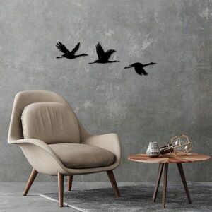 Imagine Decoratiune de perete, Migrant Birds, Dimensiune: 14 x 26 cm (1 bucată), Negru
