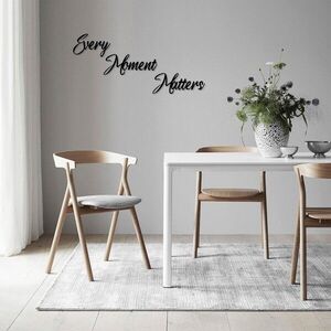Imagine Decoratiune de perete, Every Moment Matters, Dimensiune „Fiecare”: 25 x 15 cm , Negru