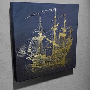 Imagine Tablou decorativ, KC115, Dimensiune: 45 x 45 cm, Multicolor