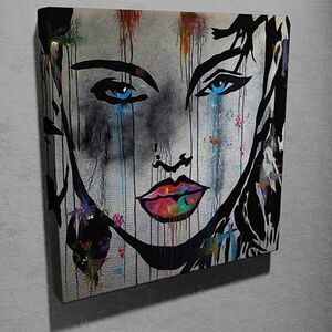 Imagine Tablou decorativ, KC127, Dimensiune: 45 x 45 cm, Multicolor
