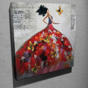 Imagine Tablou decorativ, KC130, Dimensiune: 45 x 45 cm, Multicolor