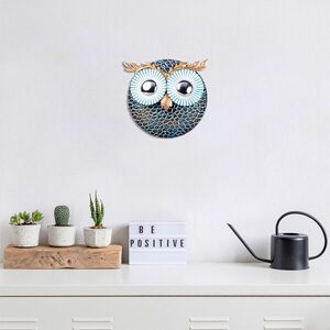 Imagine Decoratiune de perete, Owl 3, Dimensiune: 19 x 19 cm, Multicolor