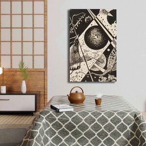 Imagine Tablou decorativ, 4570KANDINSKY009, Lemn, Multicolor
